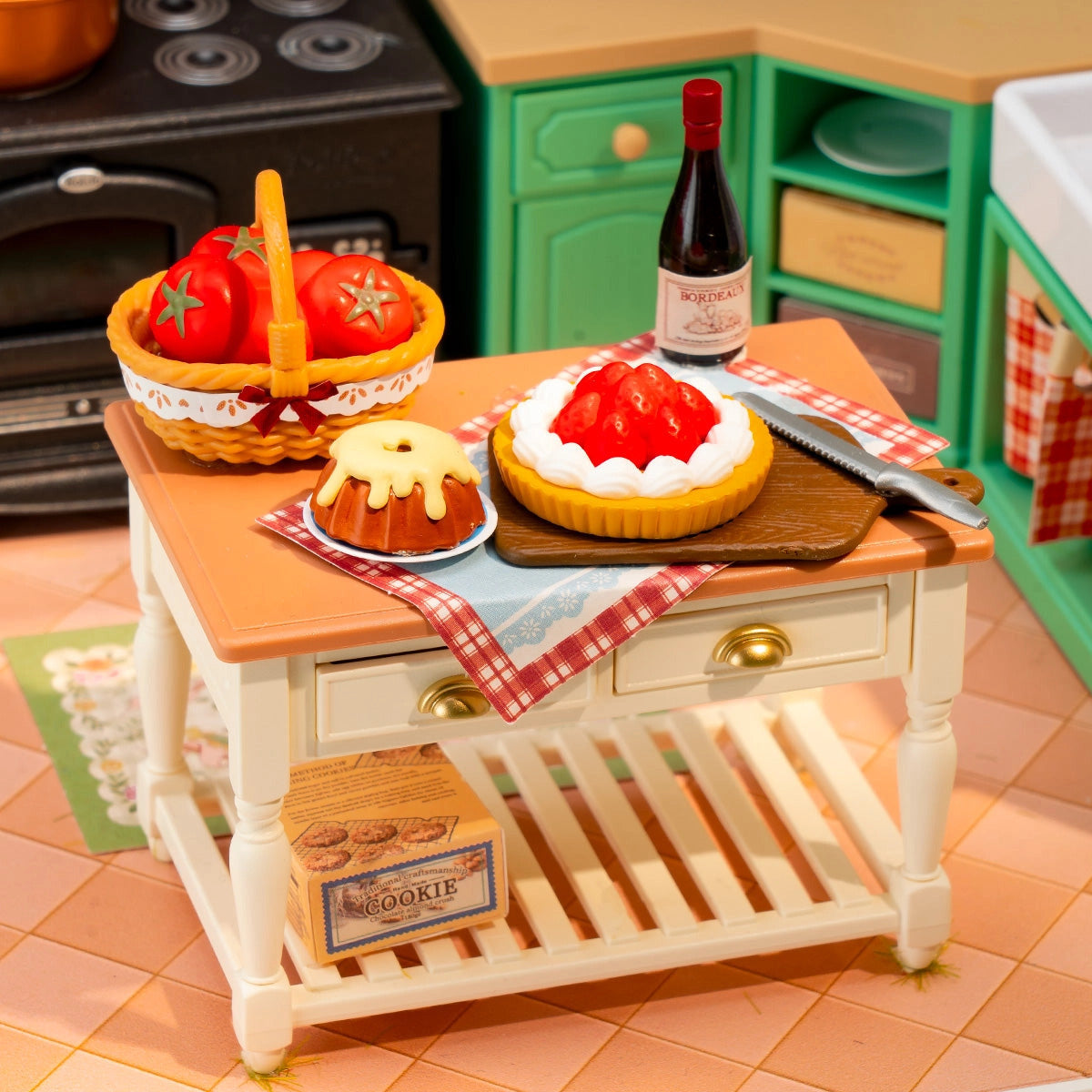 Rolife Super Creator Farmhouse Kitchen DIY Miniature House Kit