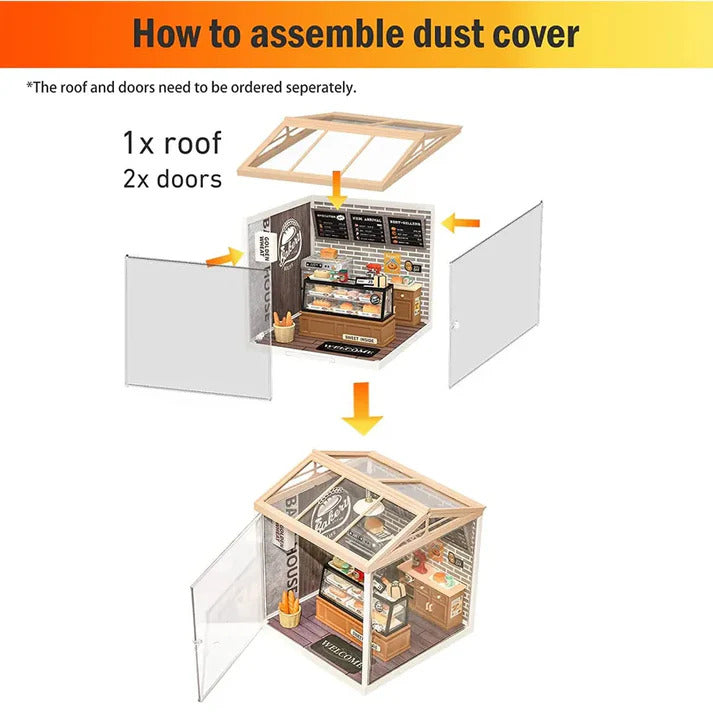 Rolife Super Creator Dust-Proof Door B Single Door Accessory