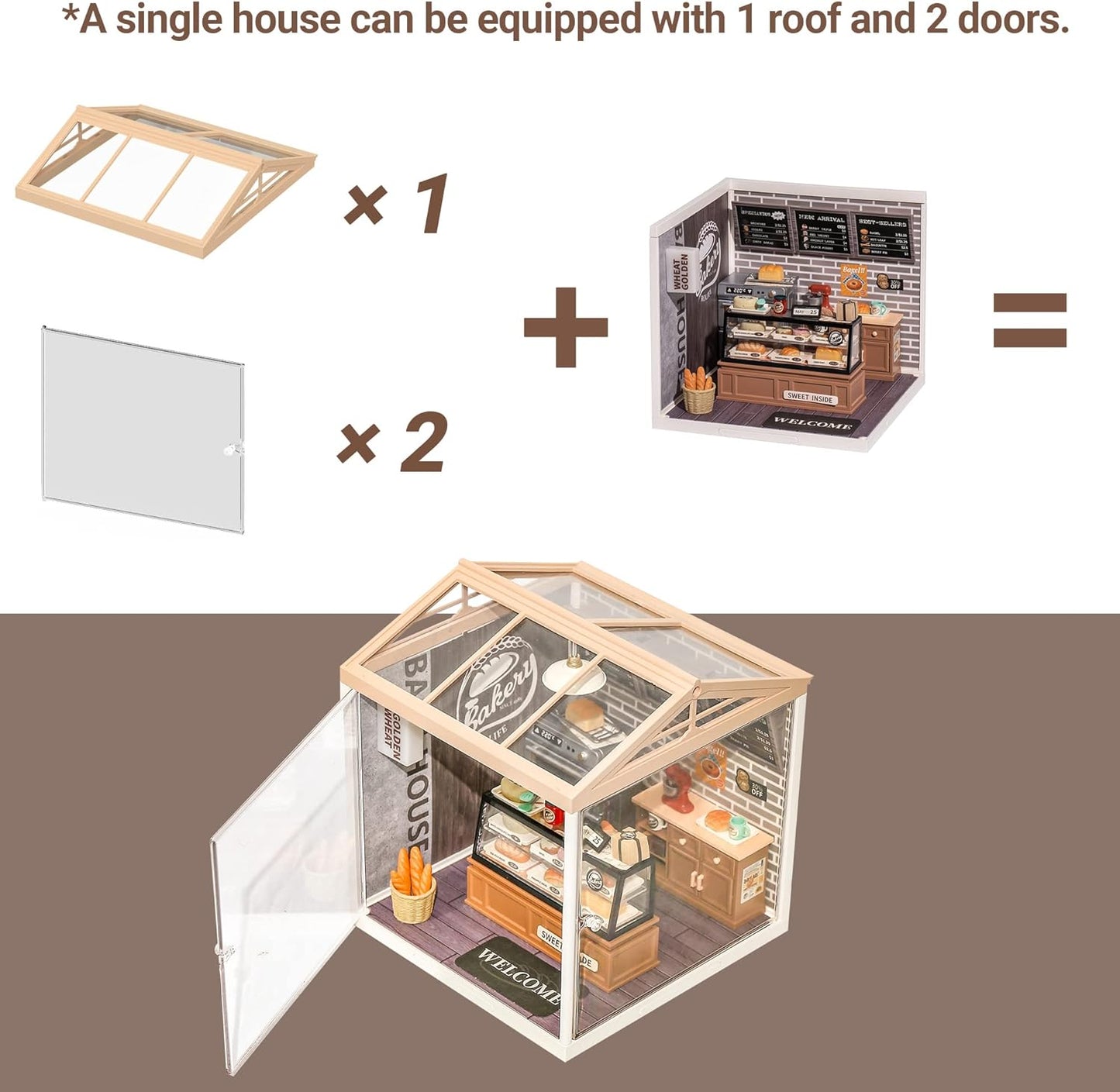 Rolife Roof for Super Store Series Super Creator Accessory