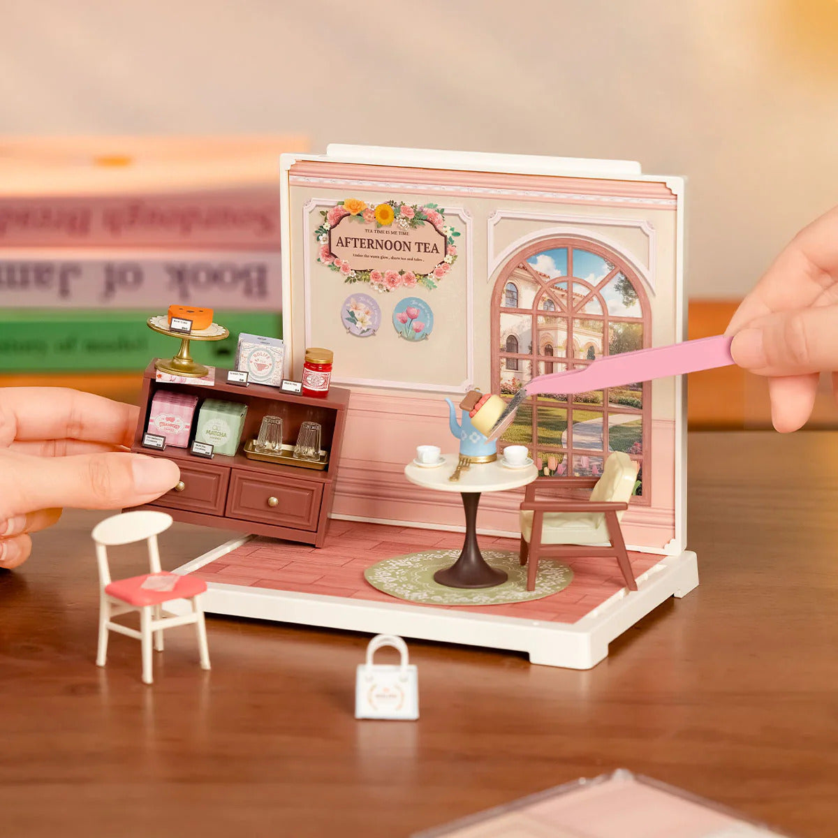 Rolife Honey Tea Lounge | Mini Super Creator | DIY Miniature House