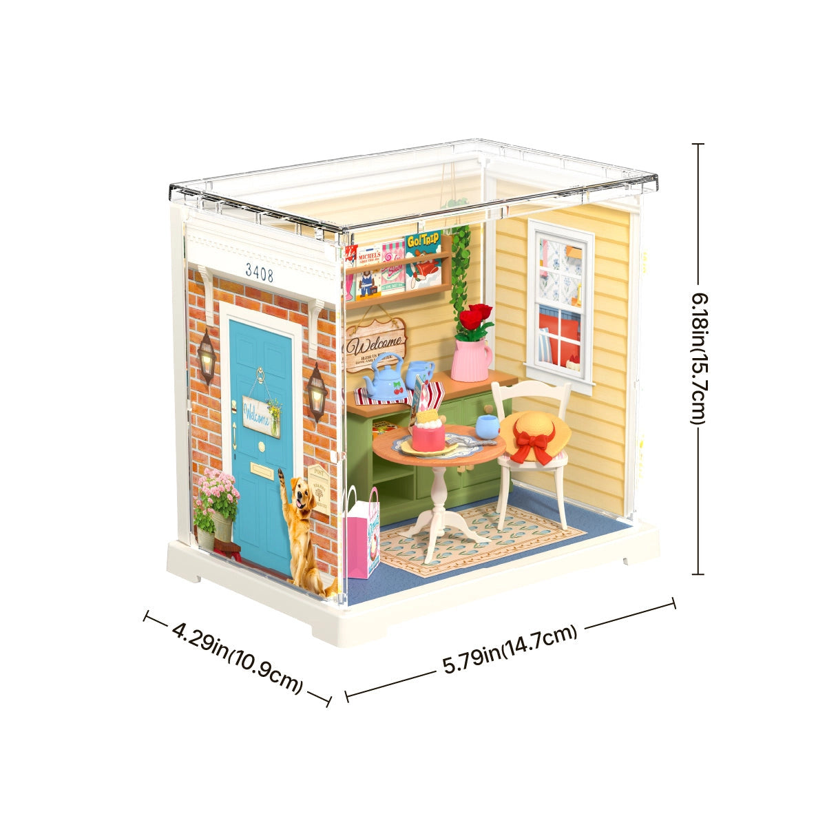 Rolife Sunshine Sip Porch | Mini Super Creator | DIY Miniature House