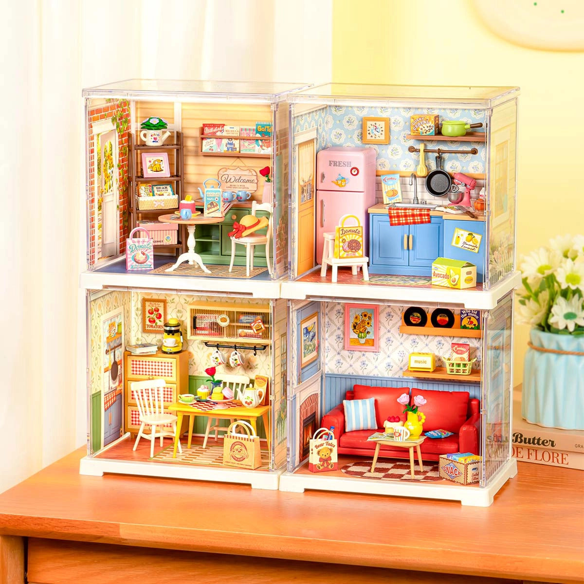 Rolife Homely Baking Kitchen | Mini Super Creator | DIY Miniature House