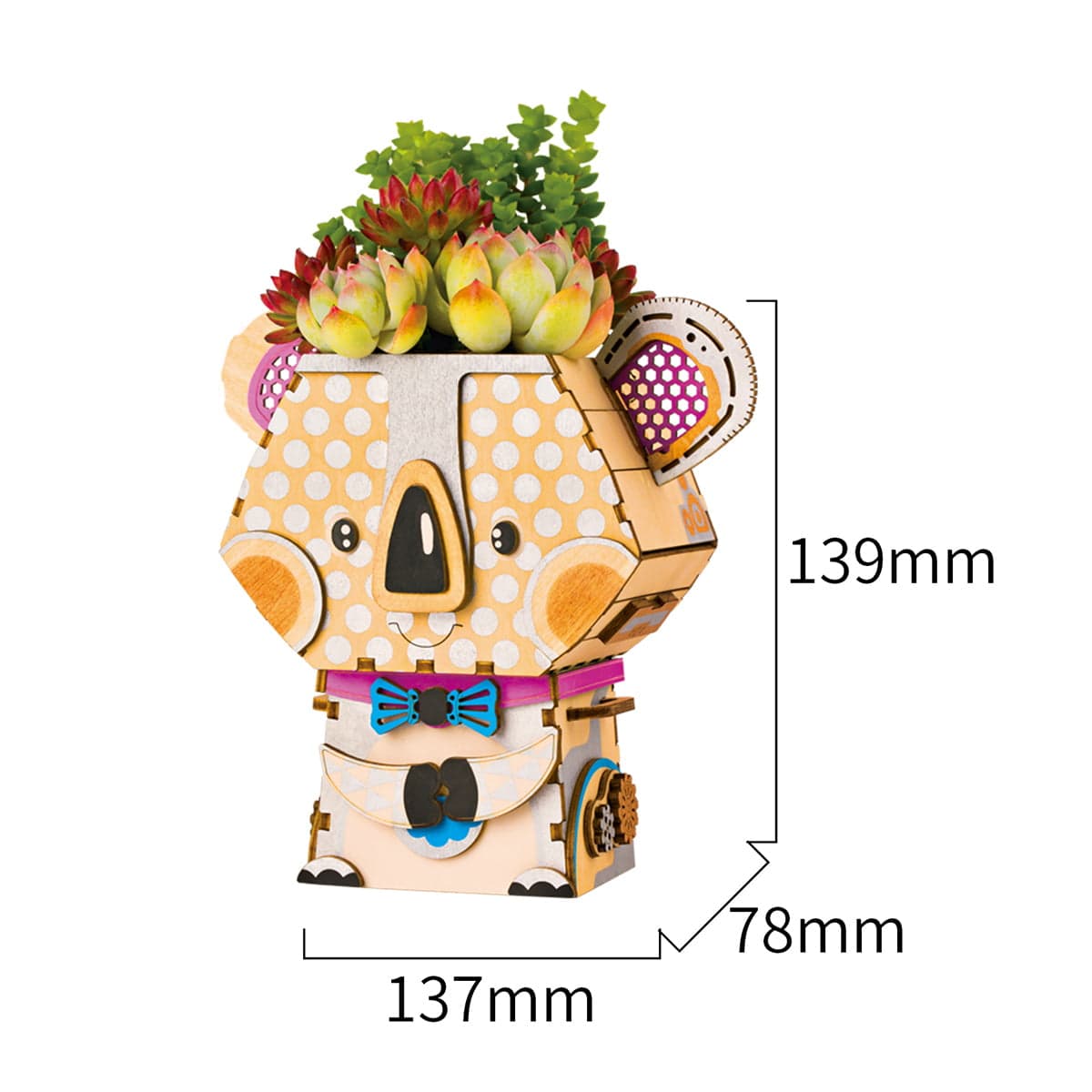 Robotime Pot Koala | DIY Miniature Plant Craft | Cute Desk Decor
