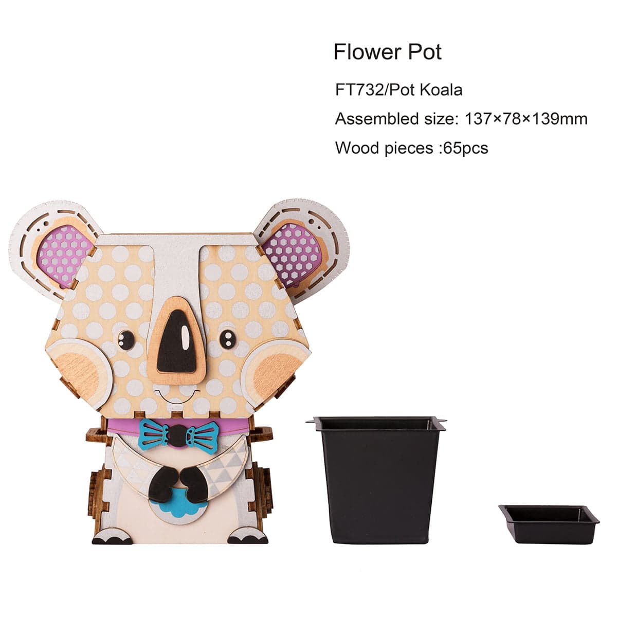 Robotime Pot Koala | DIY Miniature Plant Craft | Cute Desk Decor