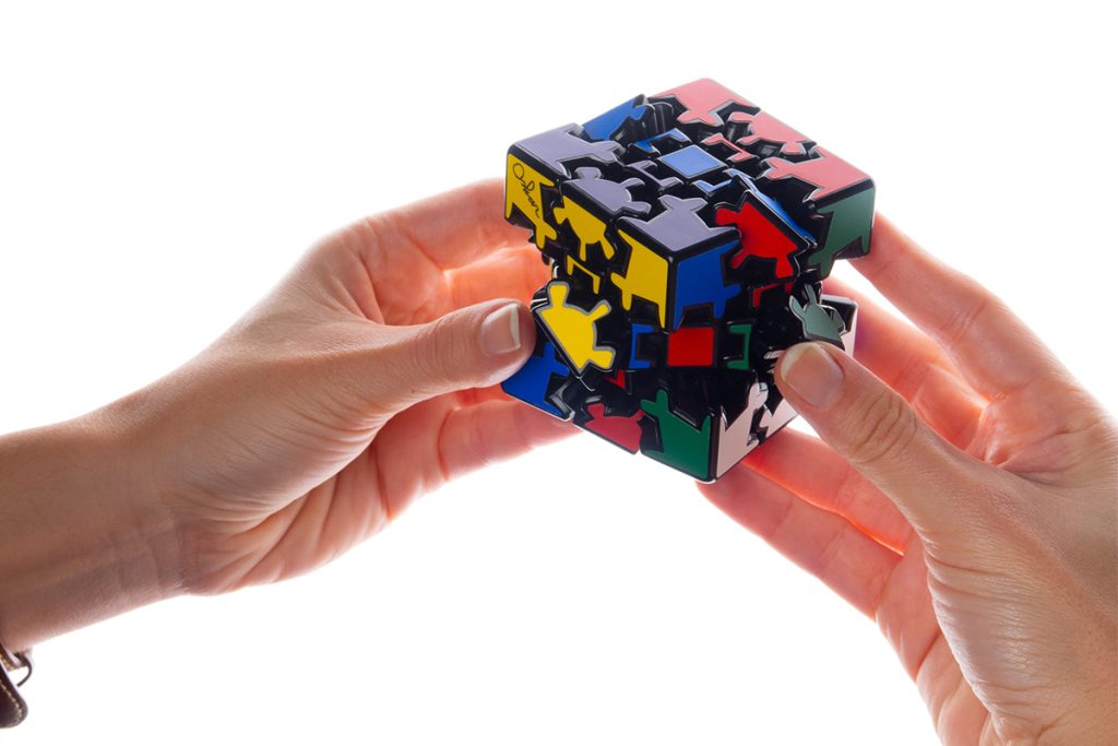 Recent Toys Gear Cube | Meffert’s 3D Gear Puzzle Ages 7+ | Full Gear Mechanism