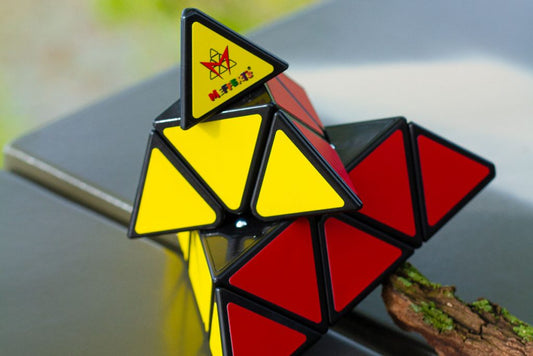 Recent Toys Pyraminx | Classic Pyramid Twist Puzzle | Builds Spatial Logic Ages 9+