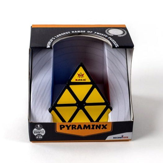 Recent Toys Pyraminx | Classic Pyramid Twist Puzzle | Builds Spatial Logic Ages 9+