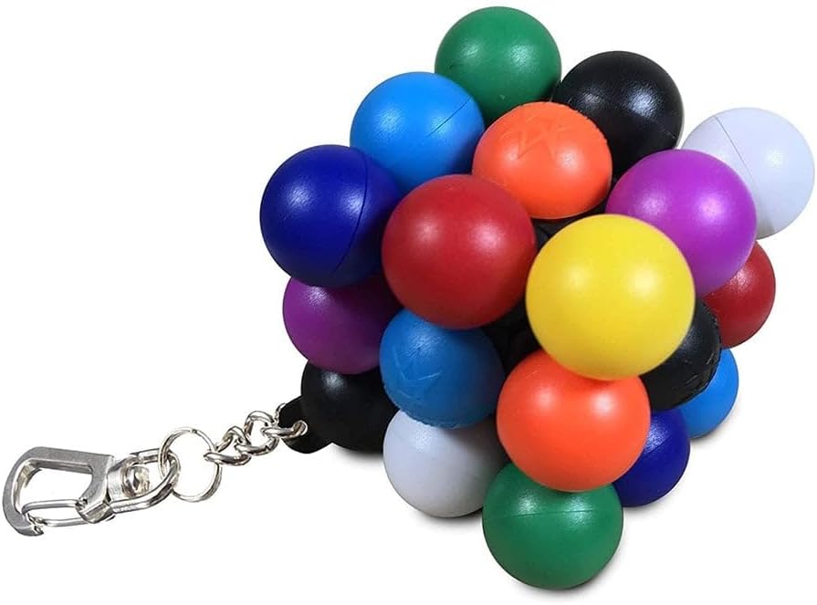Recent Toys Mini Molecube | Keychain 3D Gear Cube Puzzle | Ages 9+ Brain Teaser