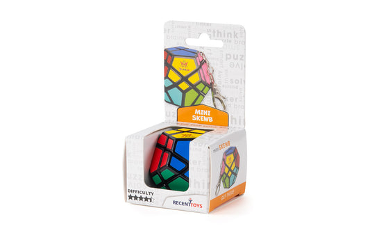 Recent Toys Mini Skewb | Keychain Twist Puzzle | Skill-Building Pocket Challenge Ages 7+