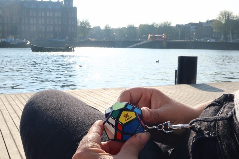 Recent Toys Mini Skewb | Keychain Twist Puzzle | Skill-Building Pocket Challenge Ages 7+