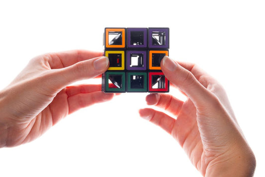 Recent Toys Hollow Cube | See-Through Twist Puzzle | Ages 14+ Visual Mind Challenge