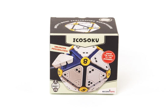 Recent Toys Icosoku | Number-Dot Logic Cube | Sharpens Math & Problem Solving
