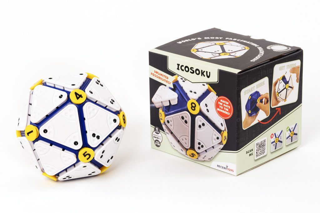 Recent Toys Icosoku | Number-Dot Logic Cube | Sharpens Math & Problem Solving