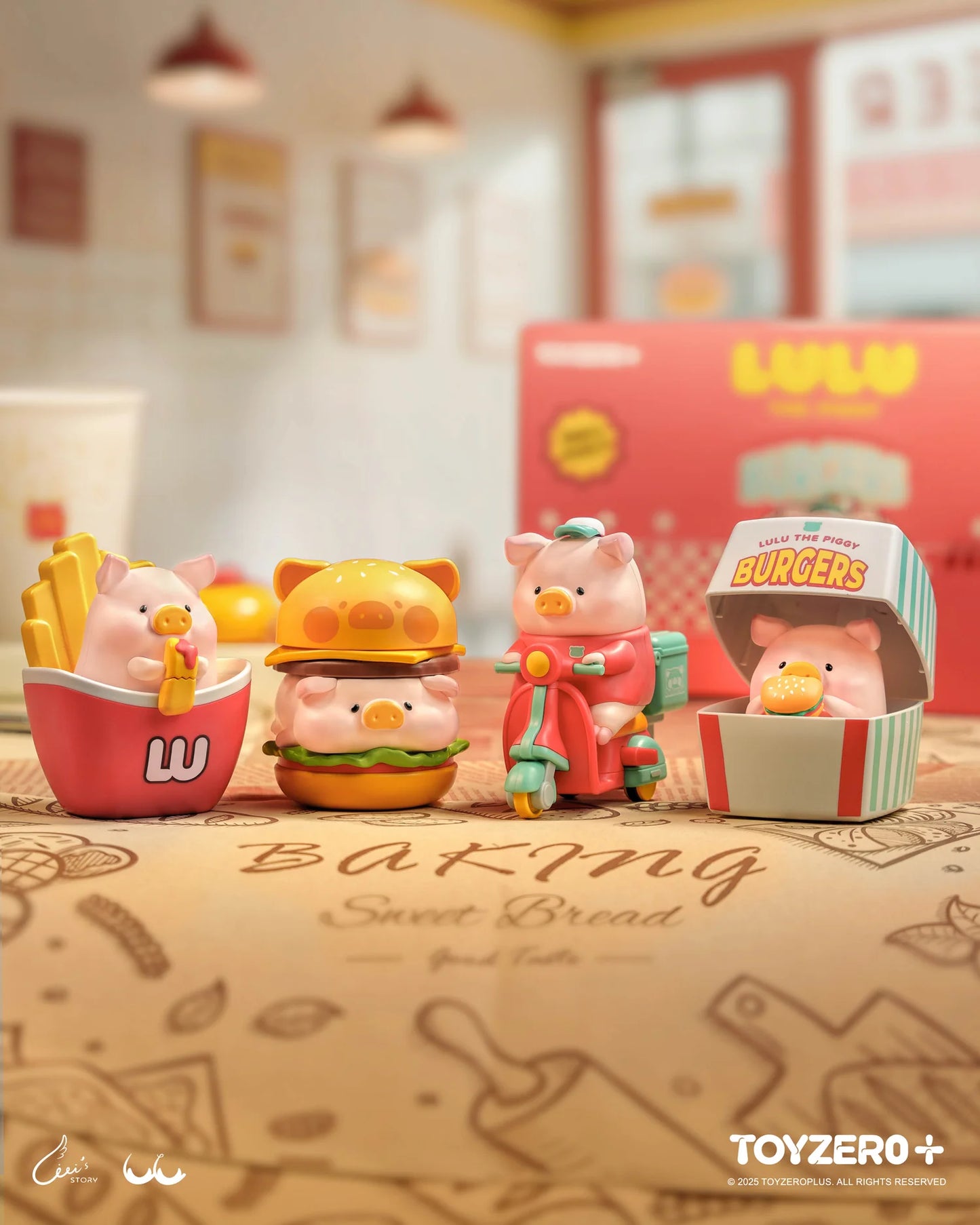 LuLu the Piggy - Burger Express Movable Series (Blind Box)