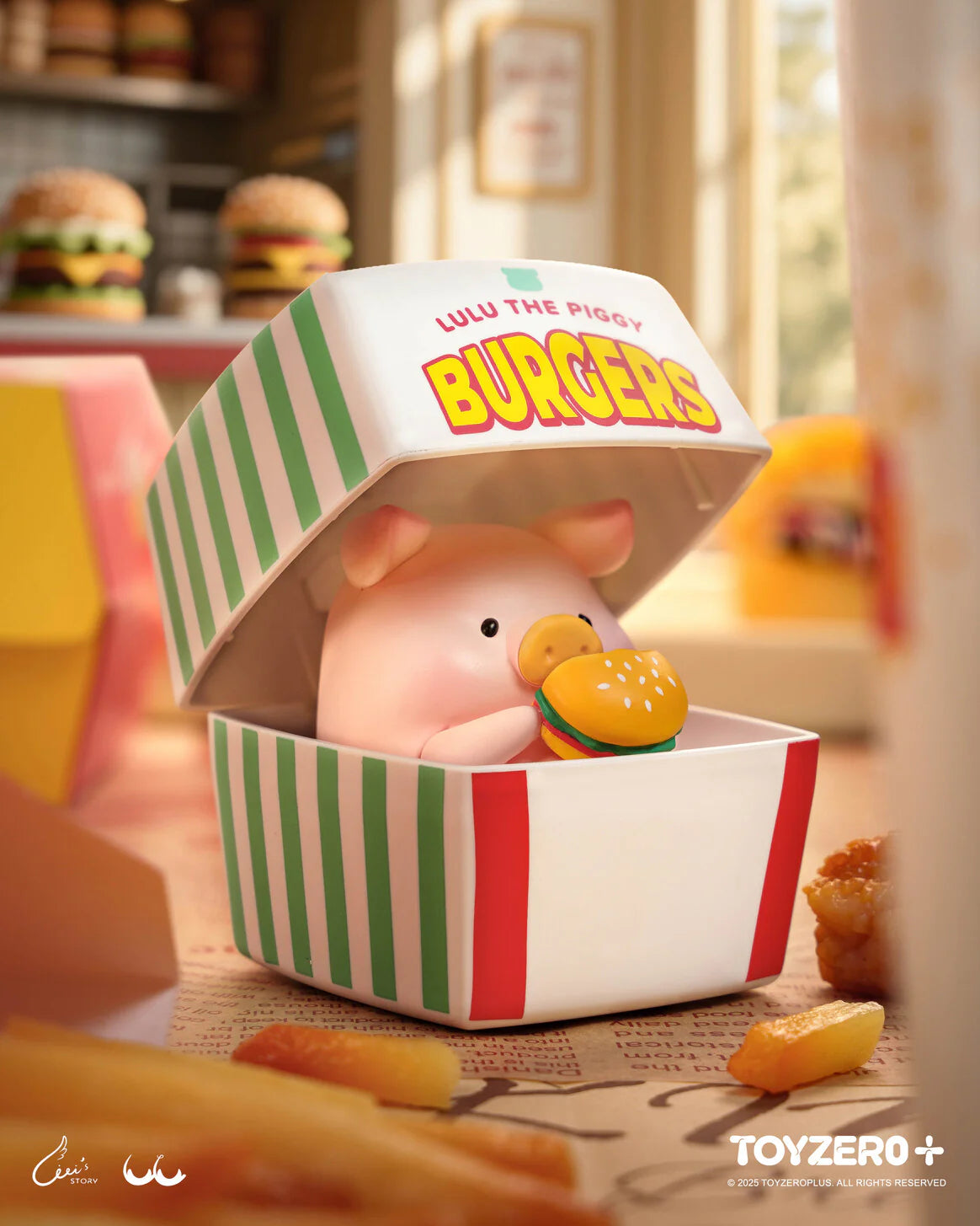 LuLu the Piggy - Burger Express Movable Series (Blind Box)