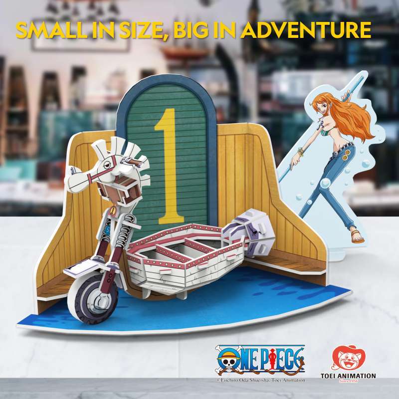CubicFun x One Piece Shiro Mokuba I | 29-Piece 3D Puzzle | Easy Build, Ages 5+