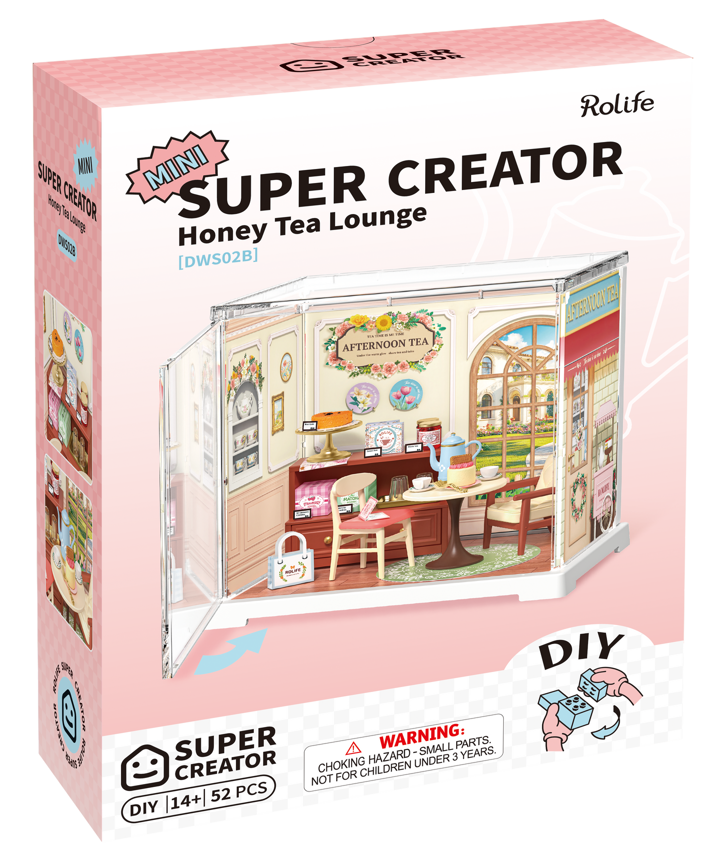 Rolife Honey Tea Lounge | Mini Super Creator | DIY Miniature House