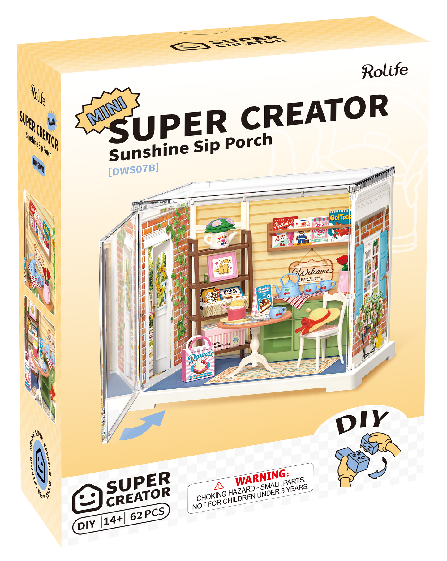 Rolife Sunshine Sip Porch | Mini Super Creator | DIY Miniature House