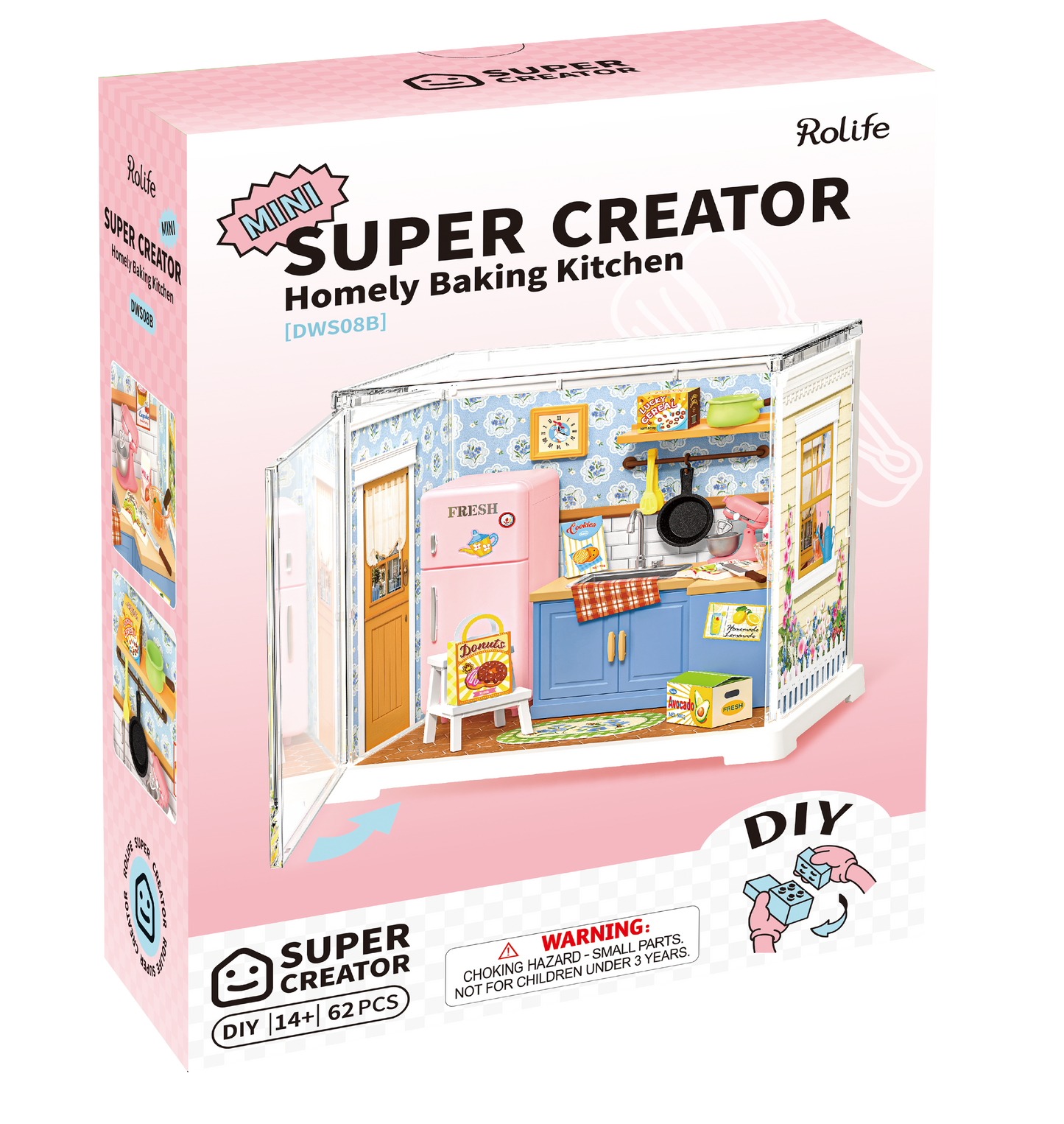 Rolife Homely Baking Kitchen | Mini Super Creator | DIY Miniature House