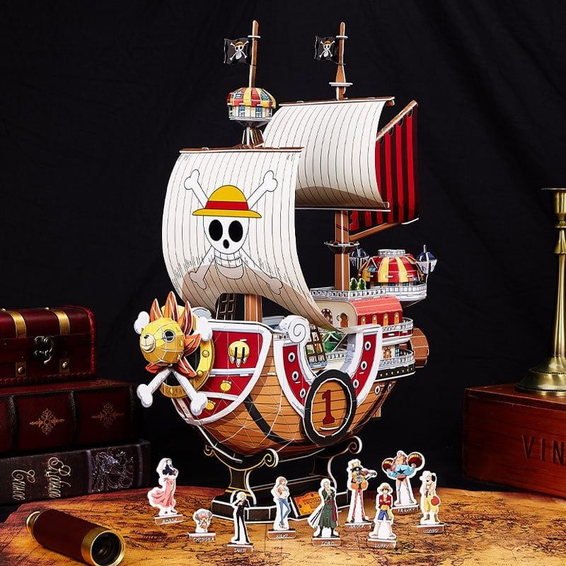 CubicFun One Piece Thousand Sunny | Complex Kit 244 Pieces | Foam & Paper, No Glue, Ages 8+