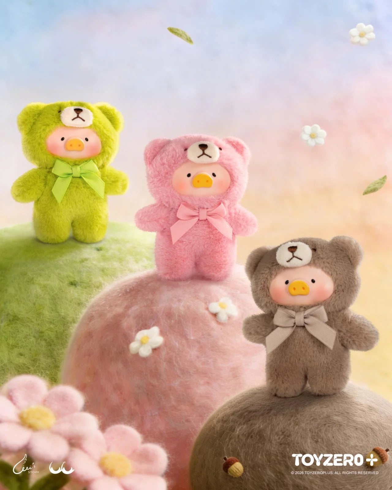 Lulu the Piggy - Teddy Mini's Whispers of Nature Series Plush Phone Charm (Blind Box)