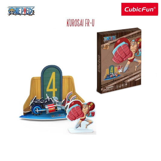 CubicFun Kurosai FR-U IV 3D Ship Puzzle | One Piece Anime | No Glue Required | Ages 8+